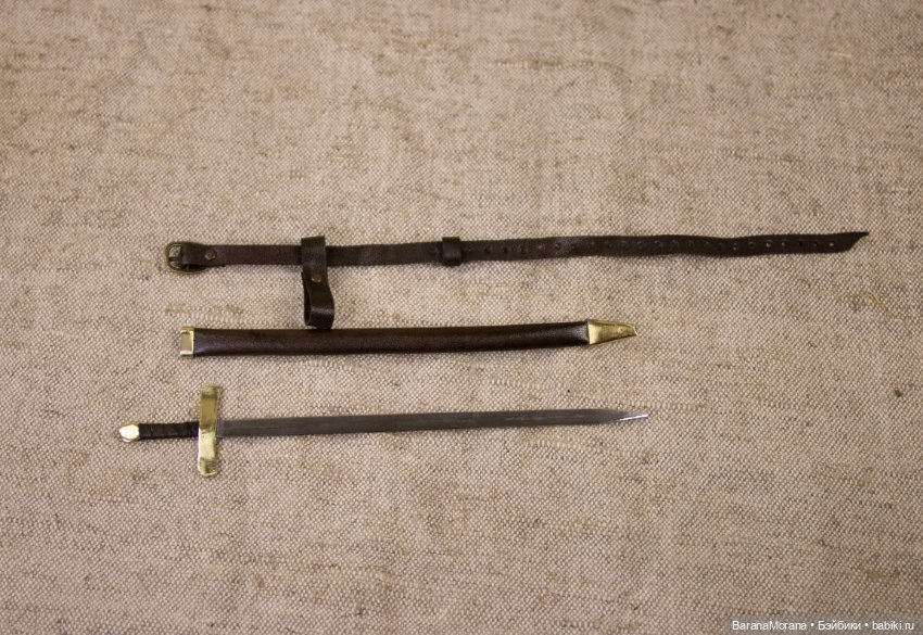 Миниатюра "Меч классика фентези №2" для кукол 1/4 (фото 7)