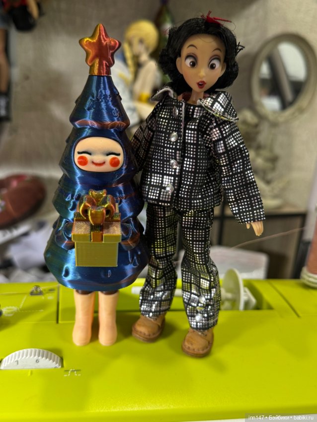 Блестящий костюм на пижамок и Жу (фото 6)