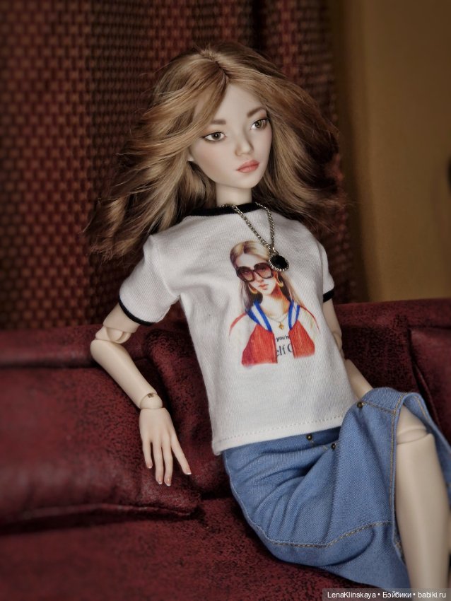 Кукла азиаточка от Рали Халлиловой 3 лица (фото 2)