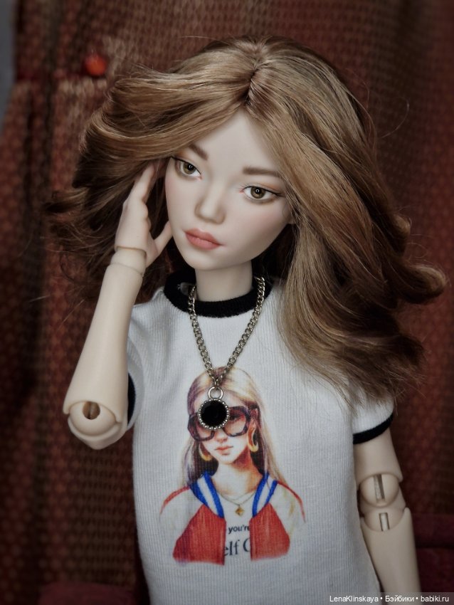 Кукла азиаточка от Рали Халлиловой 3 лица (фото 4)
