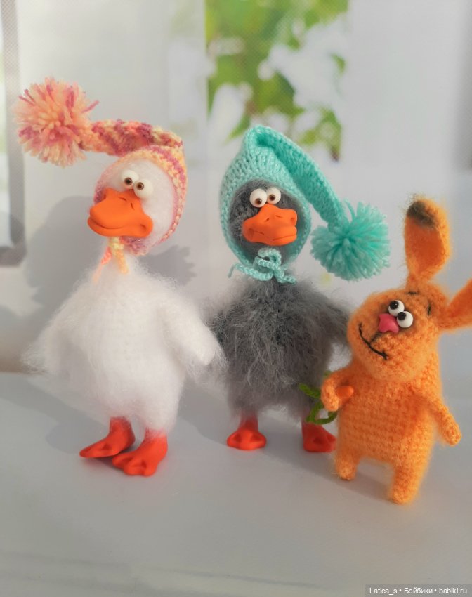 Гусики, лисёнок и др — Авторские игрушки (фото 2)