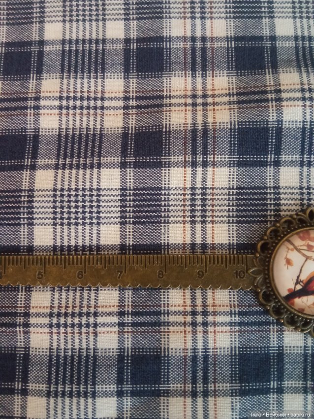 Лот шотландки для кукольного рукоделия (фото 2)