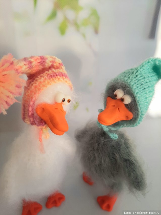 Гусики, лисёнок и др — Авторские игрушки
