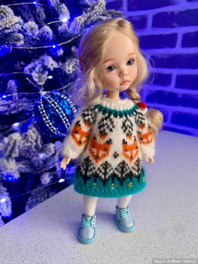 Пушистое платье для Монст (фото 3)