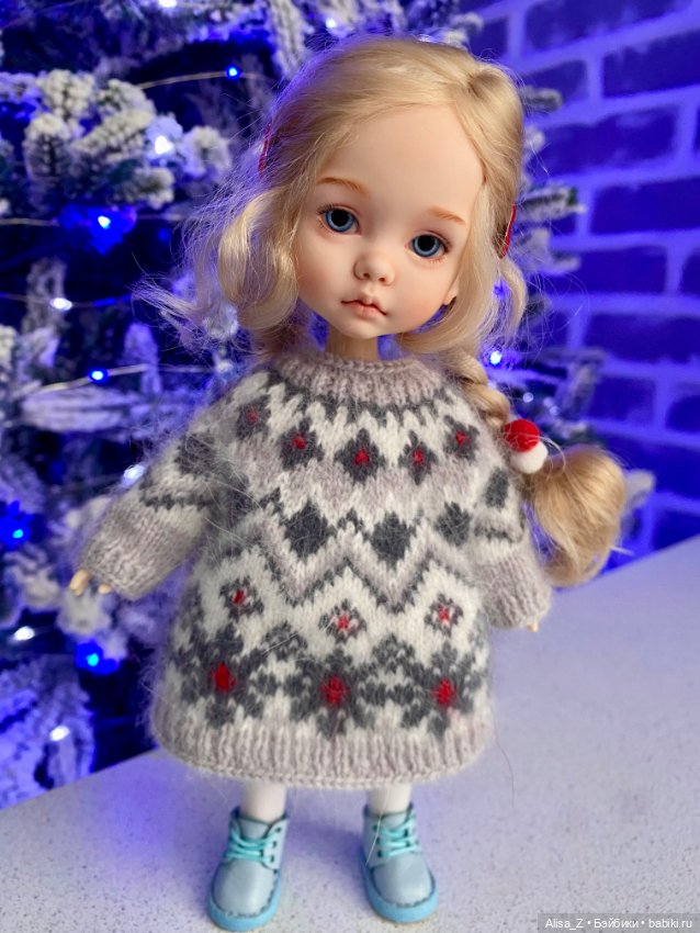 Пушистое платье для Монст (фото 4)