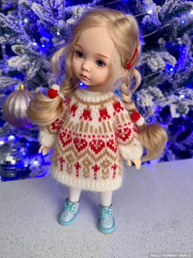 Пушистое платье для Монст (фото 4)