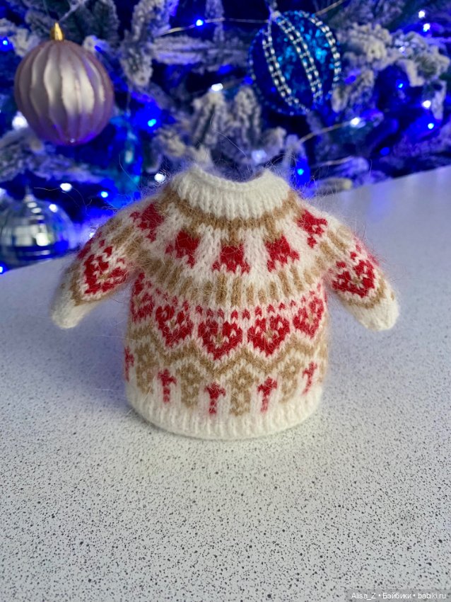 Пушистое платье для Монст (фото 5)