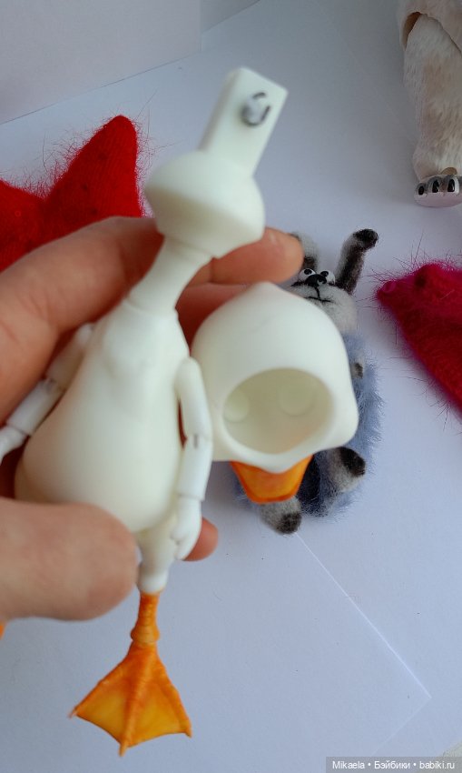 Гусь и медведь — Шарнирные куклы (не BJD) (фото 3)