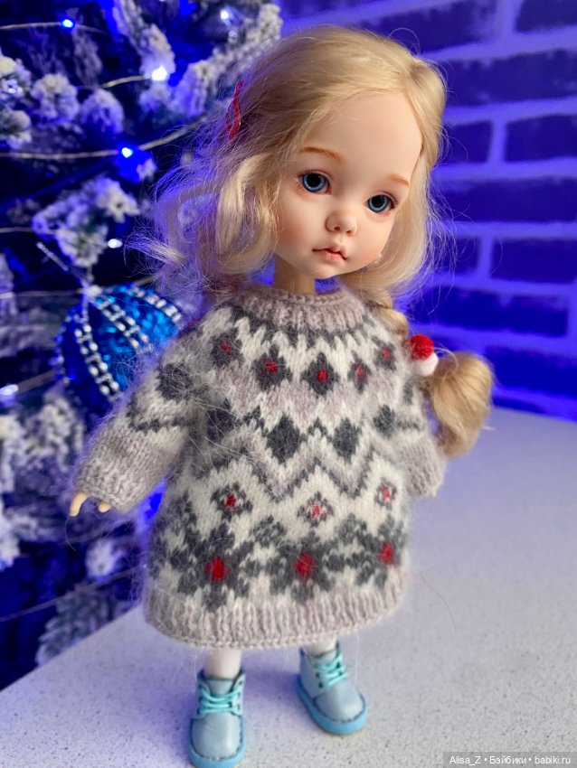 Пушистое платье для Монст (фото 2)