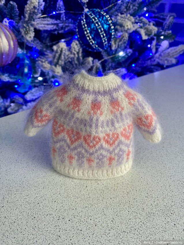 Пушистое платье для Монст (фото 5)