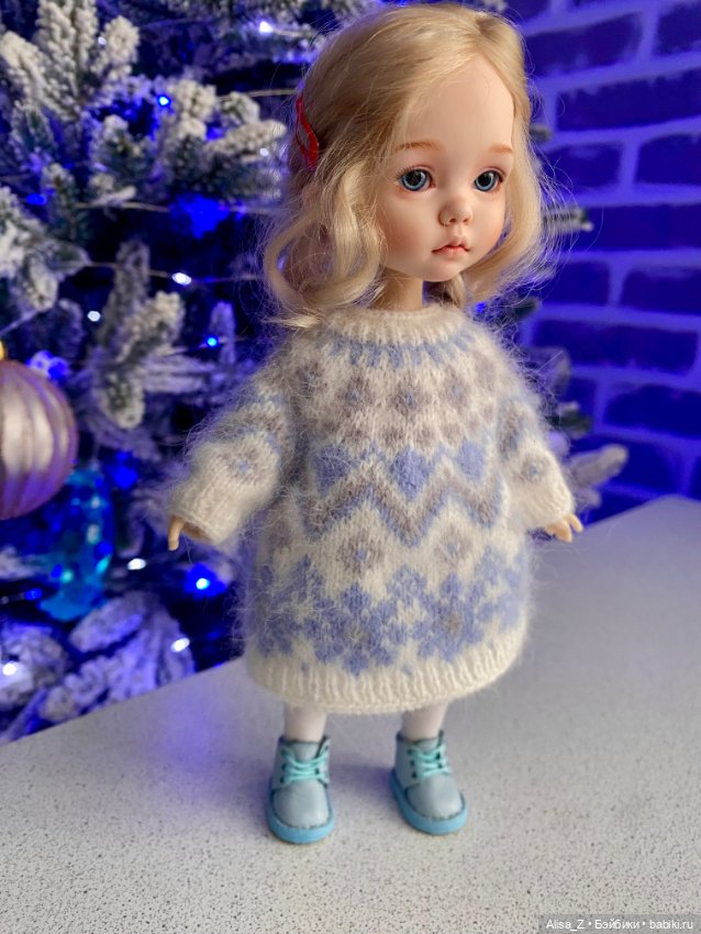 Пушистое платье для Монст (фото 3)