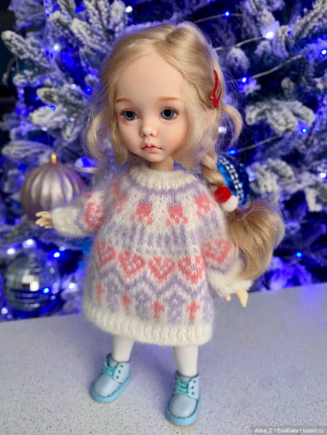 Пушистое платье для Монст (фото 3)