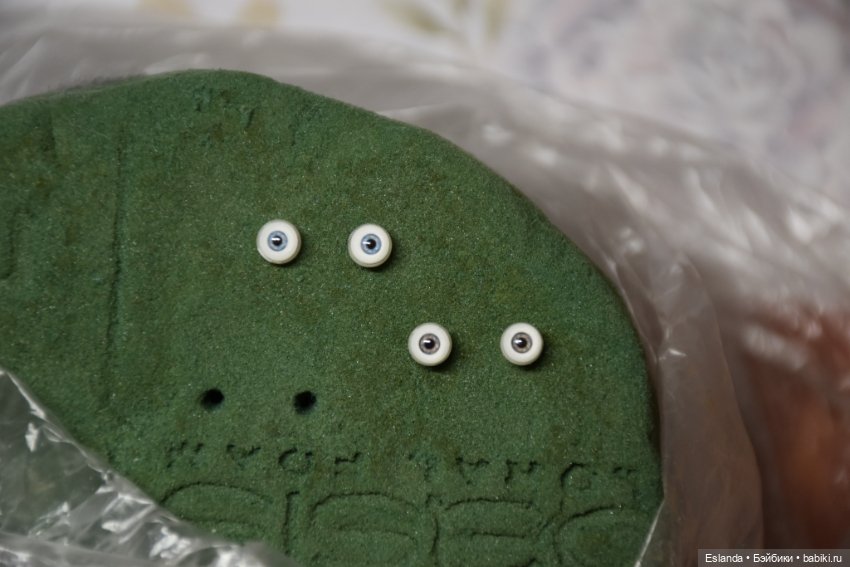 Акриловые глаза 5 мм, стеклянные глаза размером 10мм (фото 6)