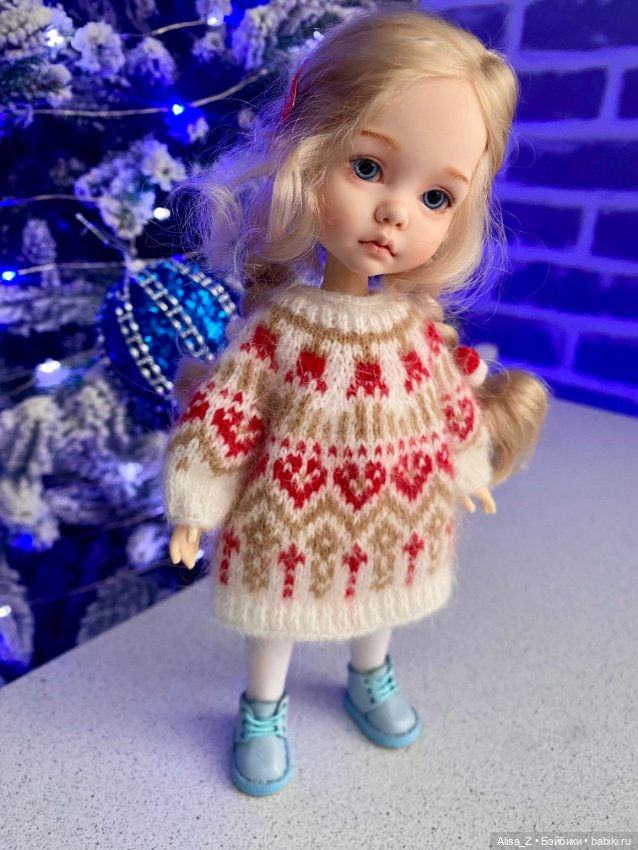 Пушистое платье для Монст (фото 3)