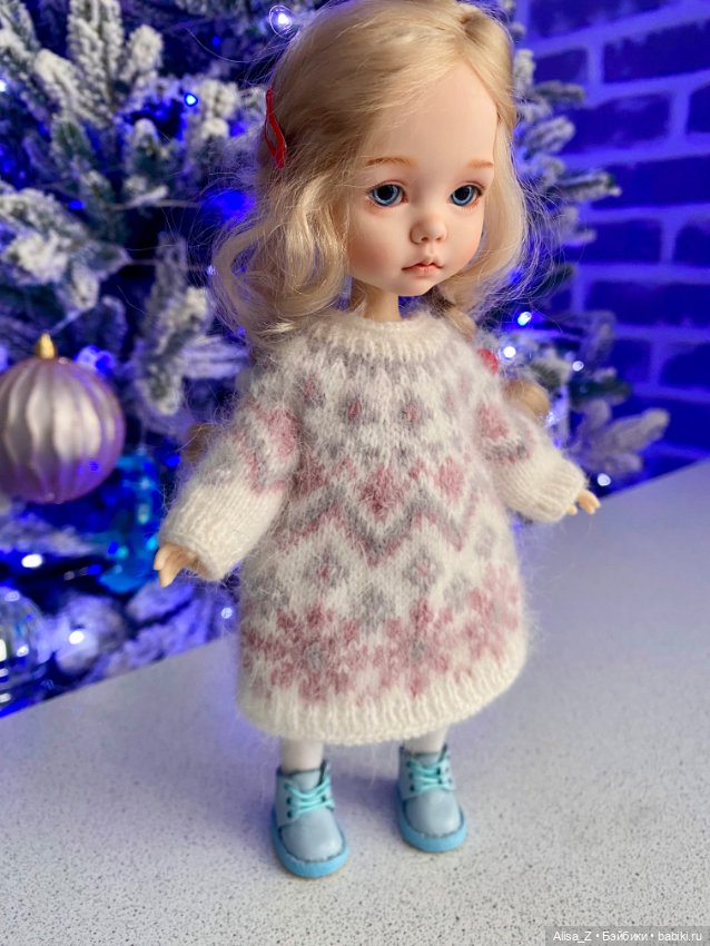 Пушистое платье для Монст (фото 2)