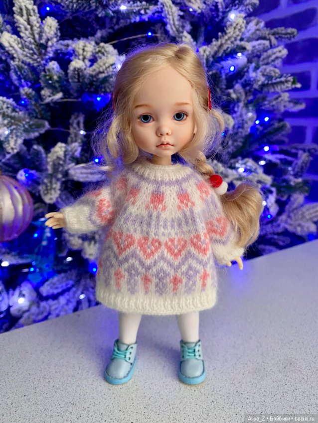 Пушистое платье для Монст (фото 4)