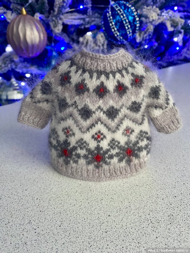 Пушистое платье для Монст (фото 5)