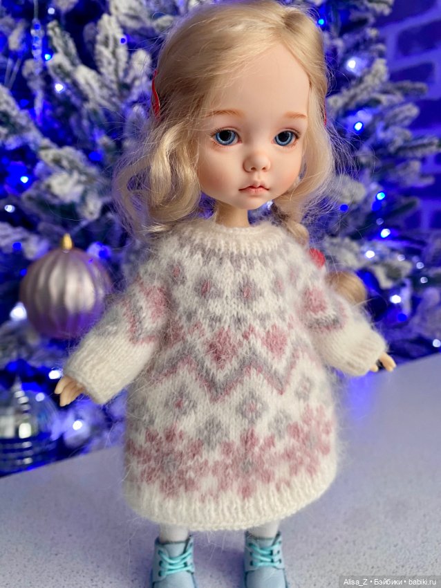 Пушистое платье для Монст (фото 3)