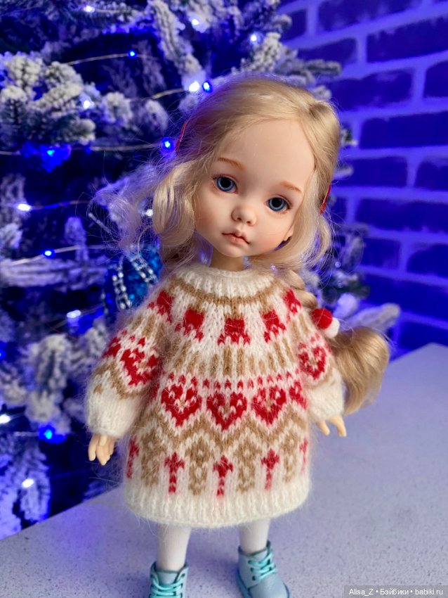 Пушистое платье для Монст (фото 2)