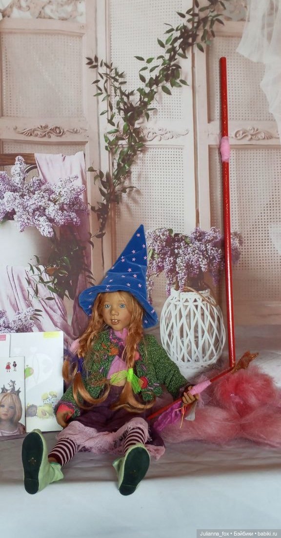 Озорная ведьмочка Pinki Pli (Пинки Пли) от Annette Himstedt. Полный комплект (фото 3)