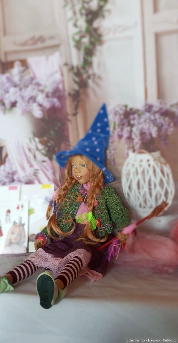 Озорная ведьмочка Pinki Pli (Пинки Пли) от Annette Himstedt. Полный комплект (фото 4)