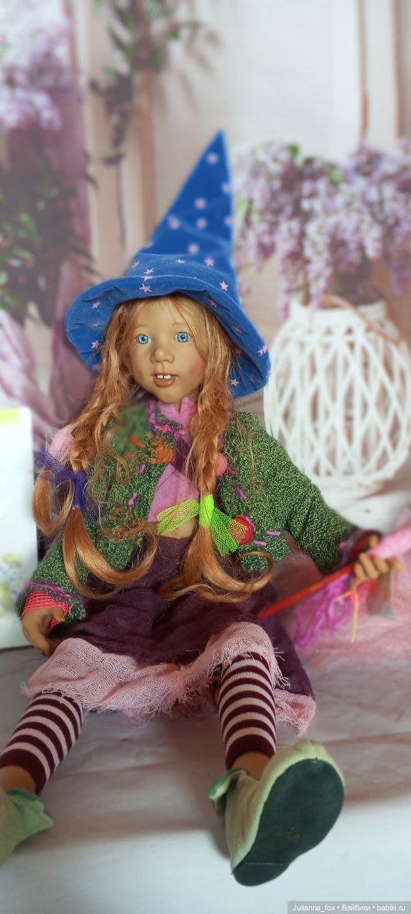Озорная ведьмочка Pinki Pli (Пинки Пли) от Annette Himstedt. Полный комплект (фото 5)
