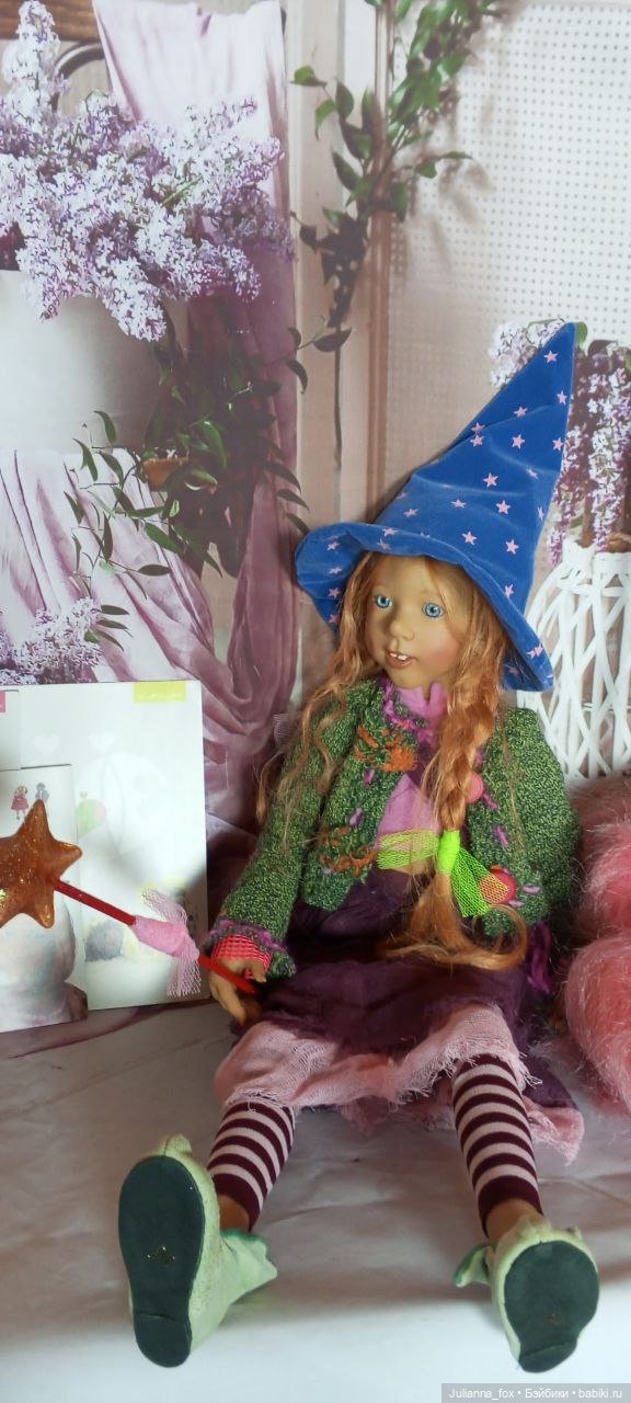 Озорная ведьмочка Pinki Pli (Пинки Пли) от Annette Himstedt. Полный комплект (фото 9)