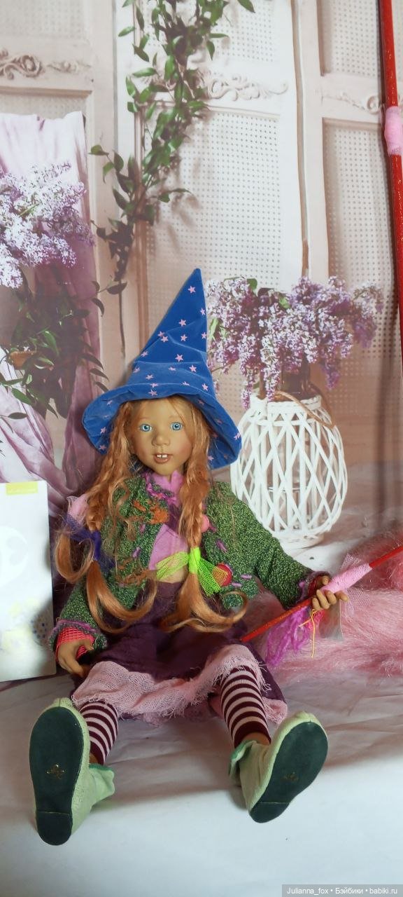 Озорная ведьмочка Pinki Pli (Пинки Пли) от Annette Himstedt. Полный комплект (фото 7)