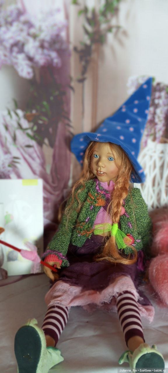 Озорная ведьмочка Pinki Pli (Пинки Пли) от Annette Himstedt. Полный комплект (фото 10)