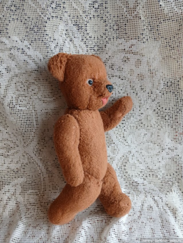 Старинный мишка СССР с открытой пастью (фото 3)