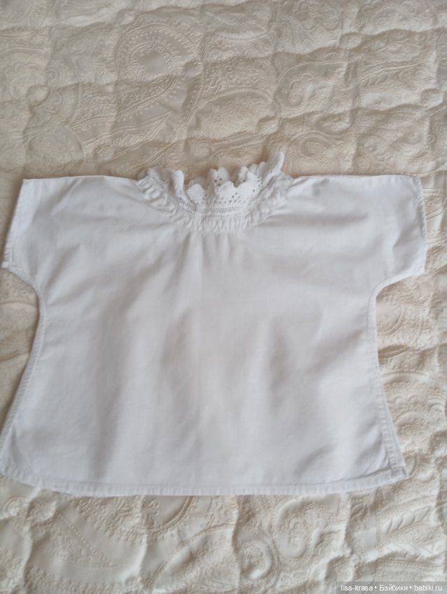 Детская антикварная распашонка