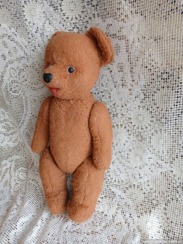 Старинный мишка СССР с открытой пастью (фото 2)