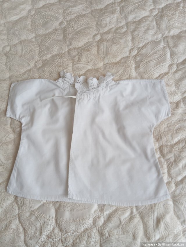 Детская антикварная распашонка (фото 2)