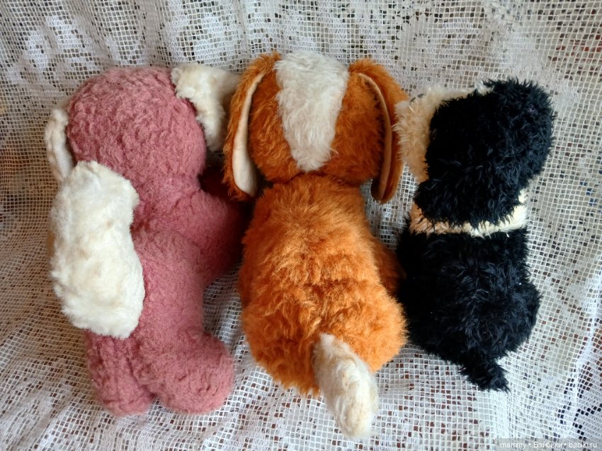 Игрушки собачки советские мягконабивные (фото 8)
