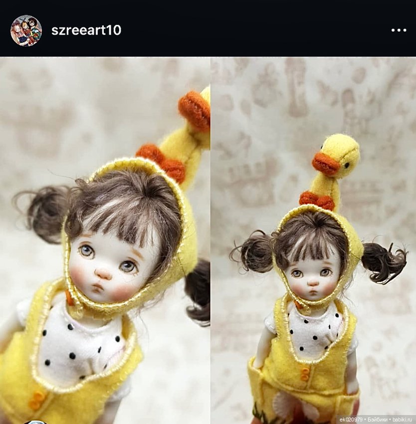 Фарфоровая куколка Sun Joo Lee 9,5 см (фото 5)