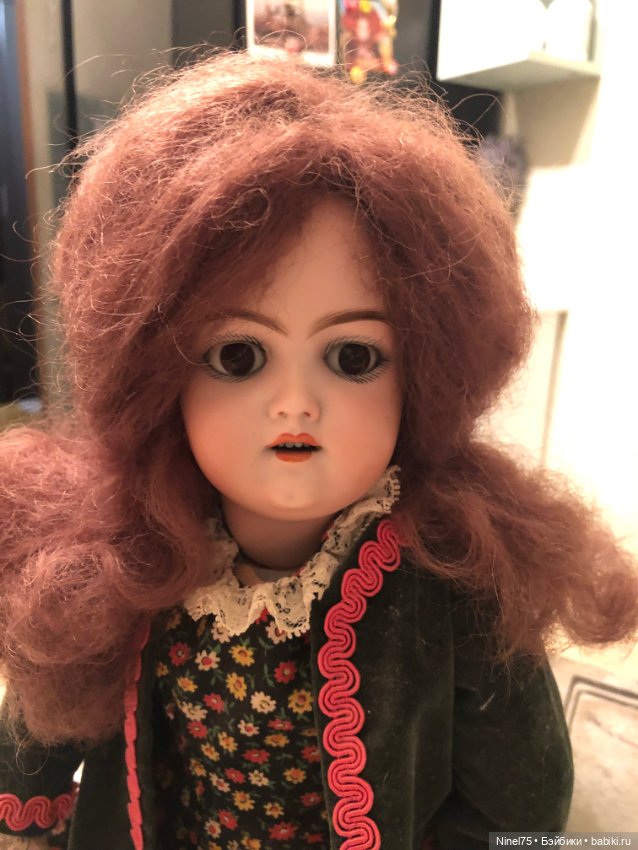 Паричек из мохера — Другое для антикварных кукол (фото 3)