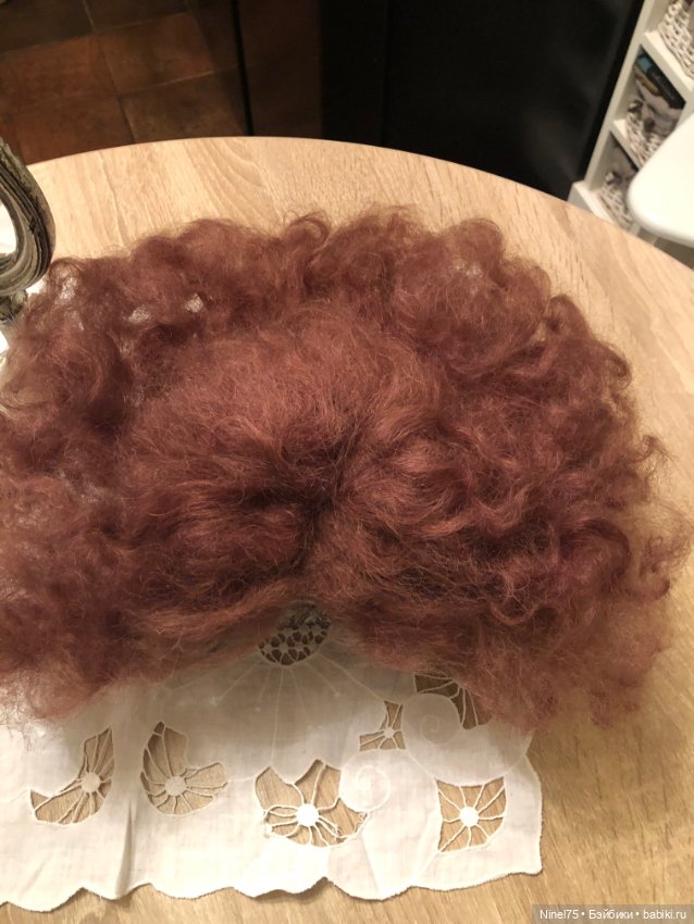 Паричек из мохера — Другое для антикварных кукол (фото 8)