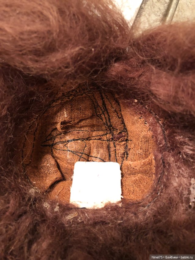 Паричек из мохера — Другое для антикварных кукол (фото 5)