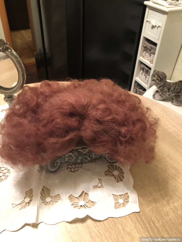 Паричек из мохера — Другое для антикварных кукол