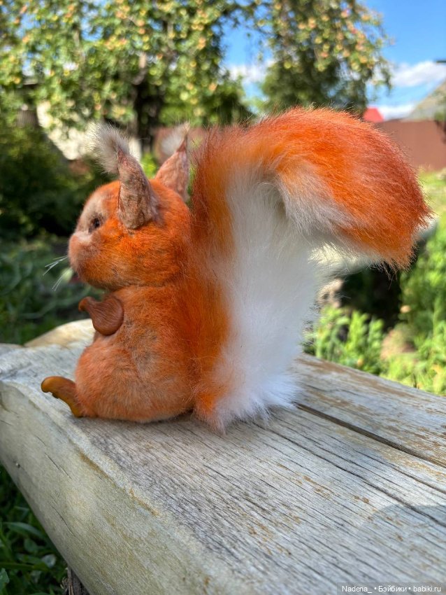 Белочка авторская игрушка (фото 4)