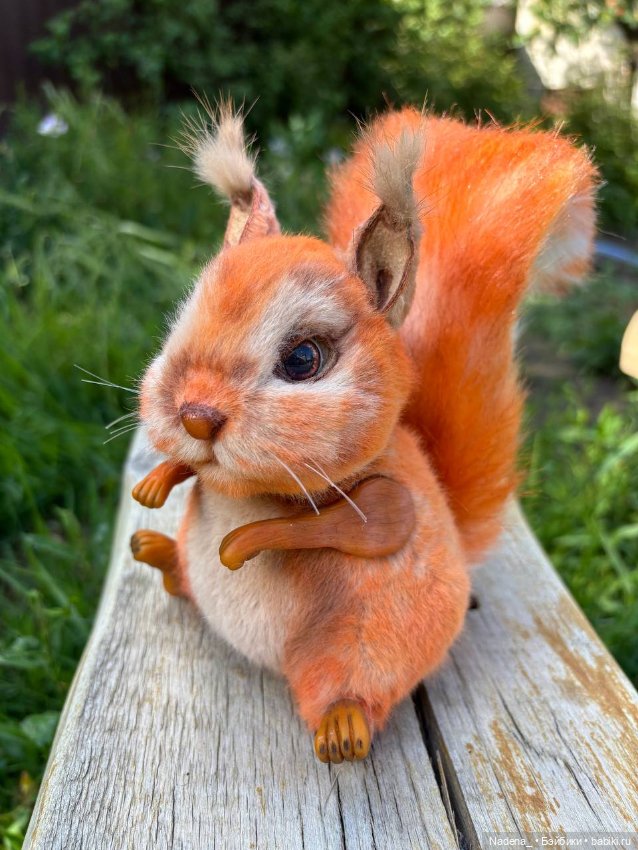 Белочка авторская игрушка (фото 2)