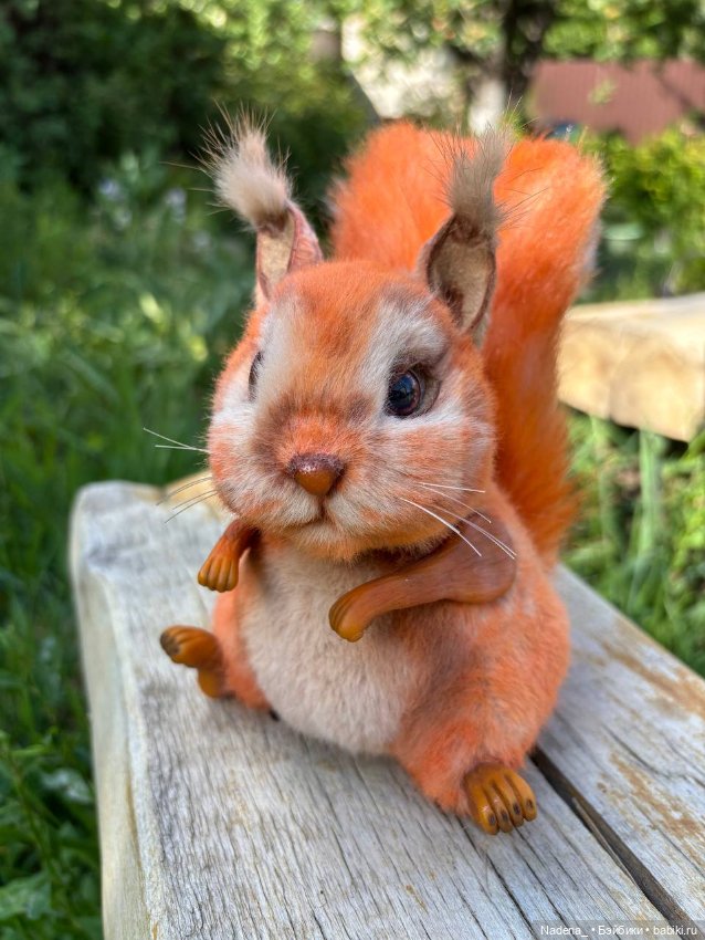 Белочка авторская игрушка