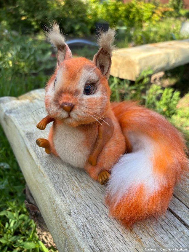 Белочка авторская игрушка (фото 5)