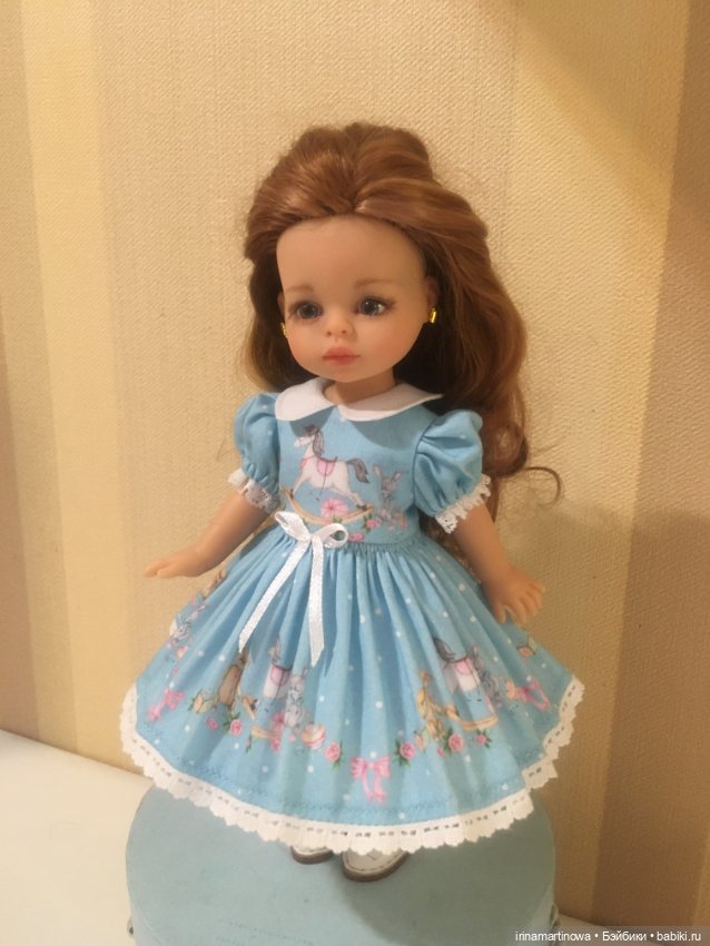 Paola Reina (21 см) платье с лошадками (фото 4)