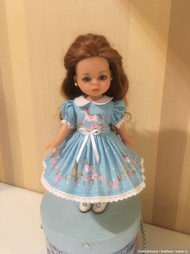 Paola Reina (21 см) платье с лошадками (фото 6)