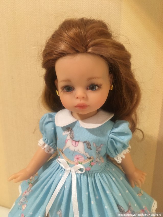 Paola Reina (21 см) платье с лошадками (фото 5)