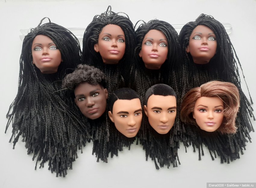 Головы от Барби looks, лукс