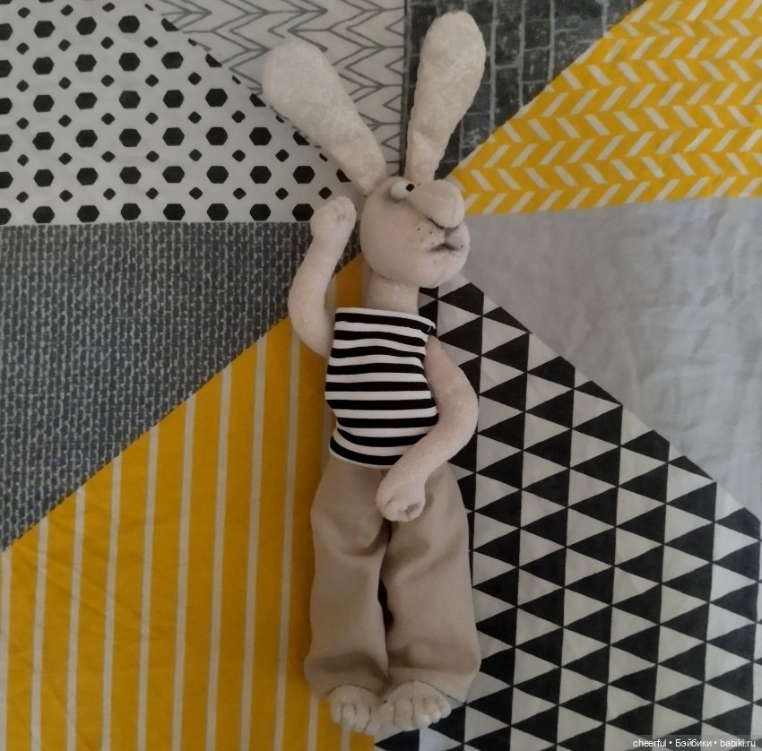 Заяц Андрюха — Авторские игрушки (фото 4)