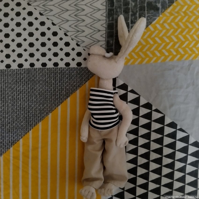 Заяц Андрюха — Авторские игрушки (фото 3)