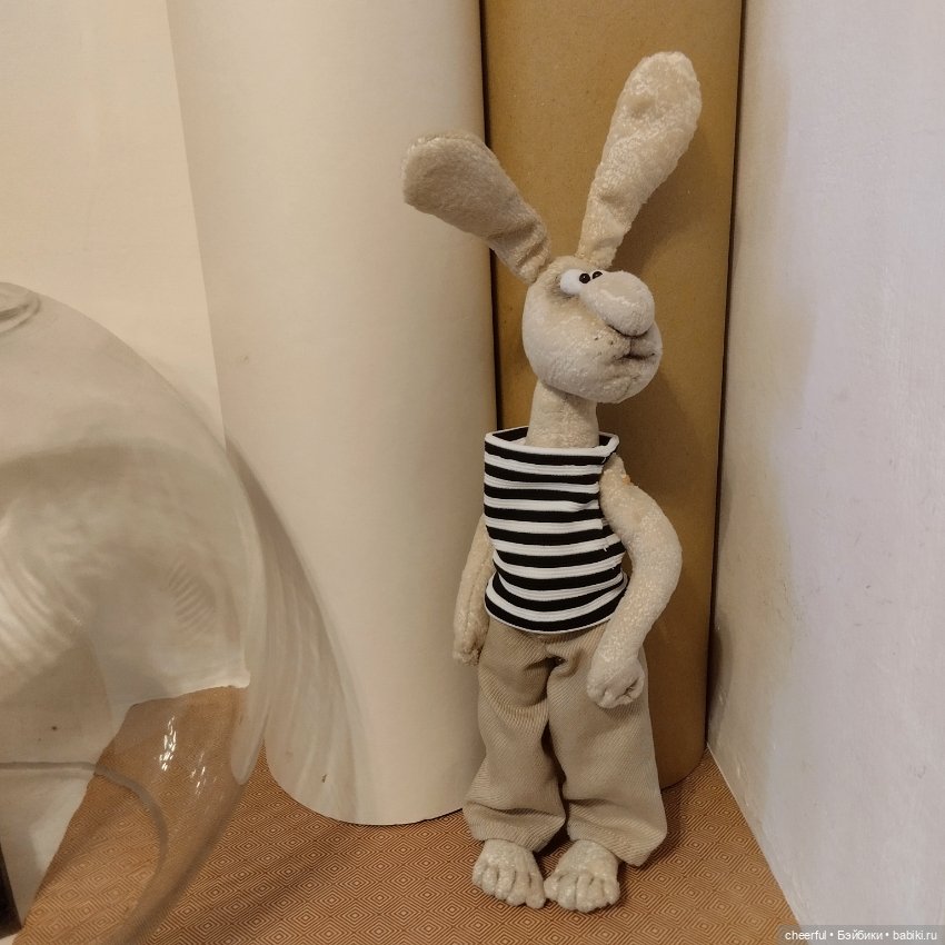 Заяц Андрюха — Авторские игрушки (фото 8)